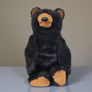 Vintage Folkmanis full body plush bear hand puppet 3 openings large 25-in